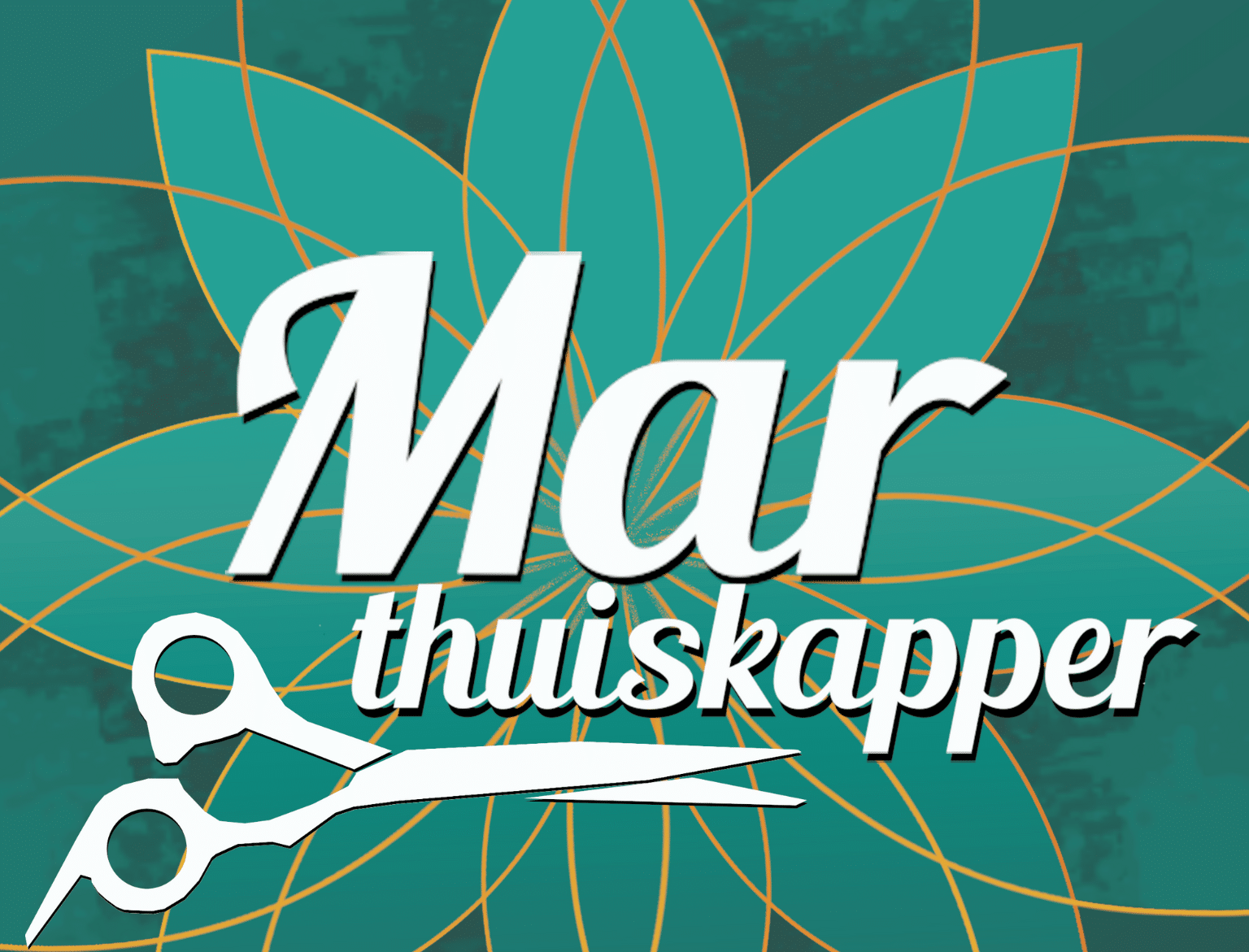 Het logo van Marga thuiskapster